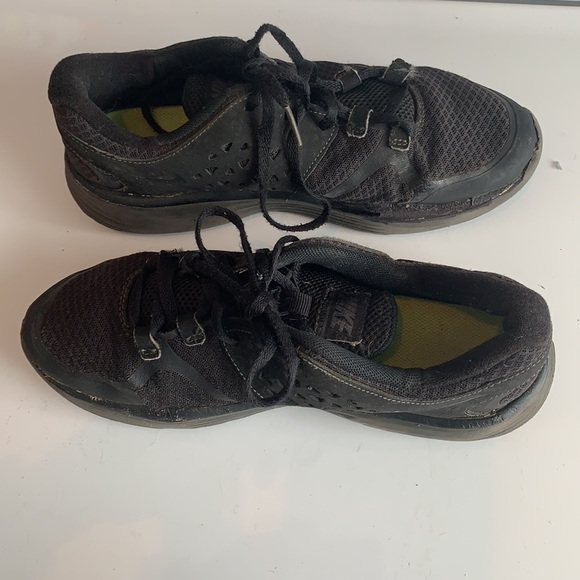 Nike lunarswift running athletic black shoes sz 5.5 mens women 7 main image 12